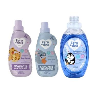 Imagem de Kit Lava Roupas + Amaciante Delicado Suave Bebê Zero a Dois