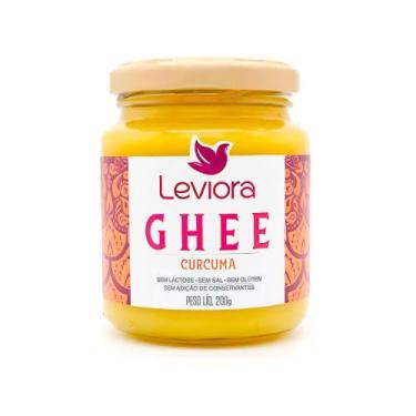 Imagem de Manteiga Ghee com Cúrcuma Sem Lactose Leviora 200g