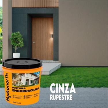 Imagem de Pintura Emborrachada Elástica 3,6l Impermeabiliza Paredes - hydronorth