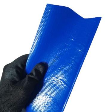 Imagem de Rolo de 20 Metros de Mangueira Flat Azul Achatada 2.1/2 Polegadas Irri