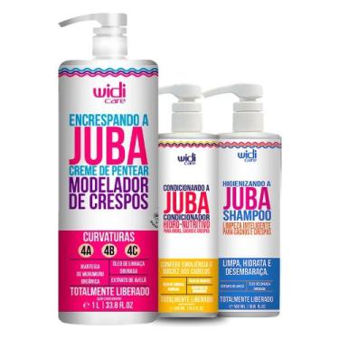 Imagem de Kit Widi Care Juba Encrespando 1L, Shampoo e Condicionador