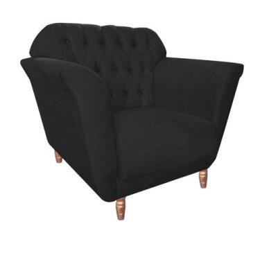 Imagem de Kit 09 Poltrona Cadeira Ster Decorativa Recepção Sala De Estar Suede P