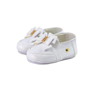 Imagem de Mocassim de bebe menina recem nascido sapatinho infantil criança confo