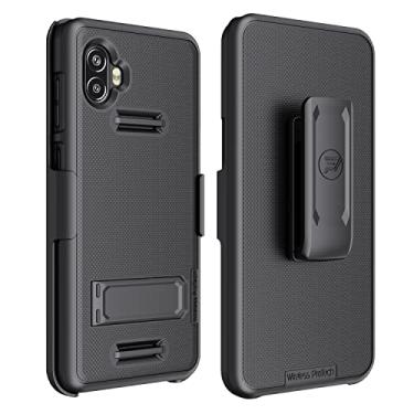Imagem de Wireless ProTech Capa compatível com Samsung Galaxy XCover6 Pro (SM-G736), combo de capa e clipe de cinto com suporte e protetor de tela (preto)