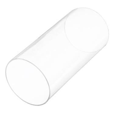 Imagem de Rebower Tubo de Acrílico Transparente de 86 mm x 90 mm (3 3/20.3 cm x 3 9/40.6 cm) para Encanação, Hidráulica, Pneumática, Aquário, Bricolage