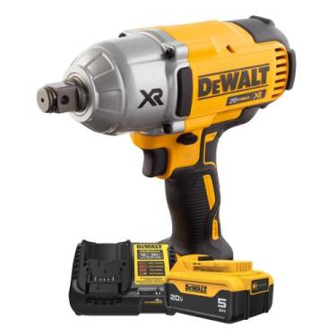 Imagem de Chave imp.3/4 brushless 20v dcf897 + 1 bat 5ah + carregador dcb1104 - 