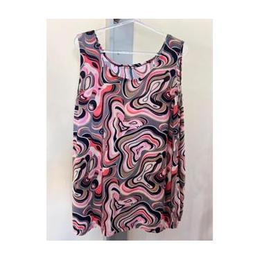 Imagem de Camiseta Blusa Regata Plus Size em Liganete Larguinha pra o Verão - BF