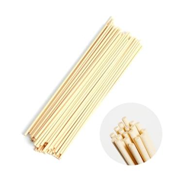 Imagem de Increased Fire Bastões difusores de óleo, 50 peças, 30 cm × 0,118 pol/3 mm, refil de fragrância, palhetas difusoras espessas para difusor de palheta para casa, escritório, spa e quarto