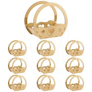 Imagem de 10 Cesta P Dia dos Namorados Presente Amor iFood Delivery - Madelumi