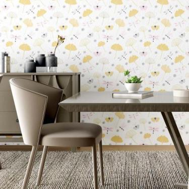 Imagem de Papel de Parede Adesivo Borboleta Natureza N02224 0,58x2,5M - Adesivo 