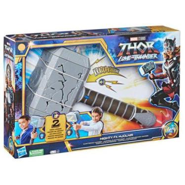 Imagem de Martelo Thor: Love and Thunder Marvel - Mighty FX Mjolnir Emite Luz e 