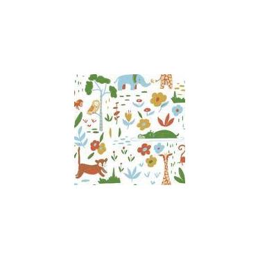 Imagem de Papel de Parede Vinílico Sonhos 4206 bichinhos coloridos 52cm x 10m - 