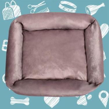 Imagem de Cama caminha pet quadrada para animas de pequeno e médio porte - Talis