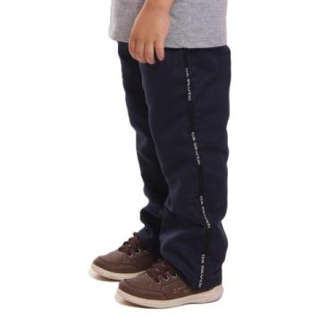 Imagem de Calça Tactel Infantil Juvenil com Bolsos - OX CONFECÇÕES, Marinho, 14