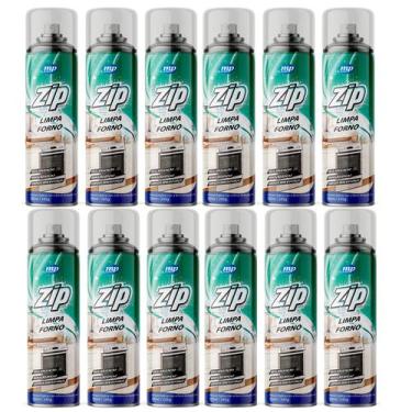 Imagem de Kit 12 Limpa Forno Remove Gordura Zip Clean 300Ml - My Place