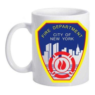 Imagem de Caneca Bombeiro Nypd Americano Fire Policia Militar - Alabama Stamp