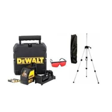 Imagem de Nível Laser Dewalt + Tripé + Óculos + Maleta - Dw088k