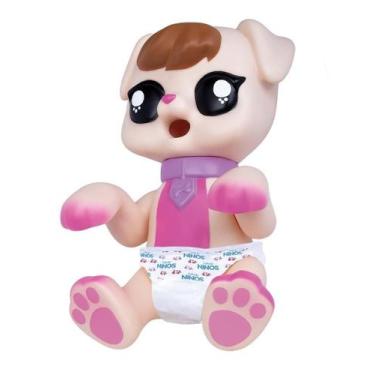 Imagem de Boneco Pet Love Cachorrinhos Rosa Cotiplas