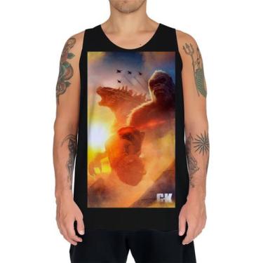 Imagem de Camiseta Regata King Kong VS Godzilla - Fabriqueta, P