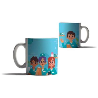 Imagem de Caneca Personalizada Presente Enfermagem Enfermeiros Amor  - Enjoy Sho