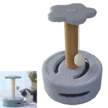 Imagem de Arranhador para Gatos Bola Brincadeira Arranhar Brincar Pet Shop Sisal