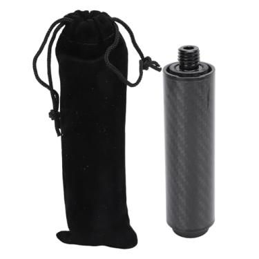 Imagem de Extensor de Piscina de Bilhar, Extensor de Piscina de Bilhar 4 Polegada Vara de Extensão de Piscina de Fibra de Carbono Com Plugue Traseiro de Borracha para Acessórios de Bilhar