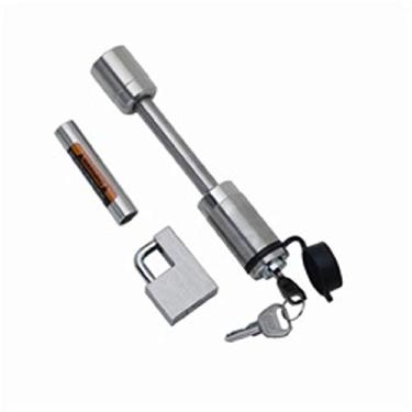Imagem de Cequent Bull Dog Lock 5/8" Hitch Pin Coupler Combo Ss 580406 Lock reboque