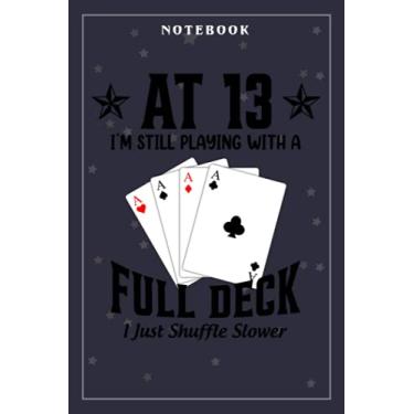 Imagem de Notebook Journal Funny 13th Birthday Gift - 13 Year Old Cards: Meeting, Goals, Work List, Financial,6x9 in, Happy, Goal, Life, Gym, Personal Budget