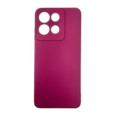 Imagem de Capa Capinha Compativel com Moto G15 Silicone Macia Aveludada Forro Interno Luxo Red Rose