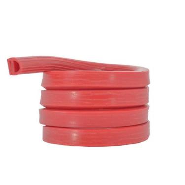 Imagem de 6 Metros Perfil De Silicone Porta De Fornos Tipo  E Vermelho - Armazém