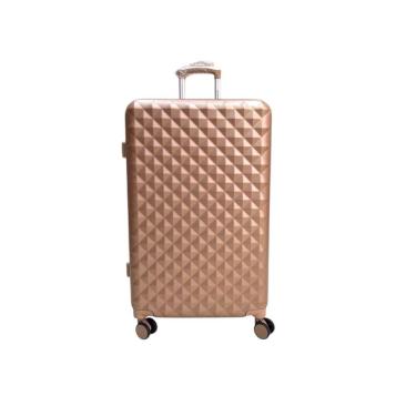 Imagem de Mala Grande 35Kg Expansível Diamond Dourada Ultra Leve