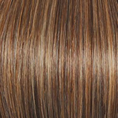 Imagem de Peruca Raquel Welch Boost para varrer em camadas confortáveis, mocha esmaltada da Hairuwear