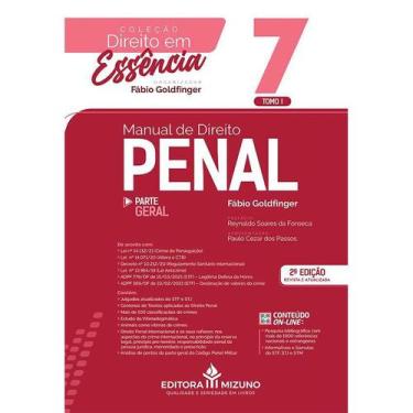 Imagem de Manual de Direito Penal - Parte Geral 2ª Edição - Editora Mizuno