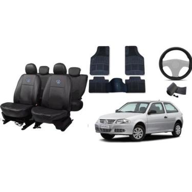 Imagem de Conjunto de Capas Estilosas Gol 05-14 com Capa de Volante - Aero print