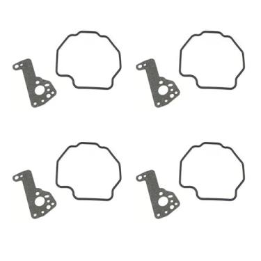 Imagem de Kit de reparo de carburador junta compatível com Virago XV400 XV535 Vmax1200 XVZ13 XVZ1300 XV 400 535 Vmax 1200 XVZ 13 1300 (4 conjuntos)
