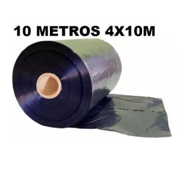 Imagem de 10M Lona Preta 4Mx10M Para Utilidades em Geral - Embalagens, Pintura, 