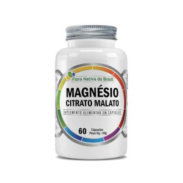 Imagem de Magnésio Citrato Malato 60 Cápsulas 500mg - Flora nativa do Brasil