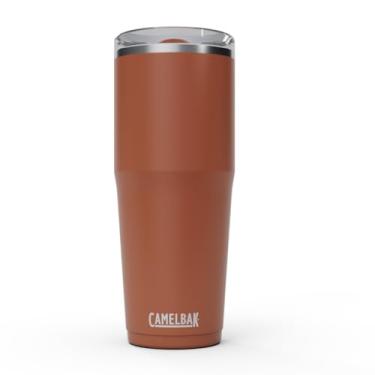Imagem de CamelBak Thrive Copo à prova de vazamento de 850 g - Aço inoxidável isolado - à prova de derramamento - compatível com porta-copos, Sierra Red
