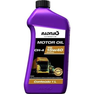 Imagem de Óleo de Motor 15W40 Ch-4 Truck Mineral Radnaq 1L