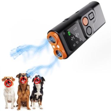 Imagem de Dispositivo antilatido para cães, dispositivo de dissuasão de latidos ultrassônico, atualizado em 2025, tela HD, lanterna LED, 3 modos