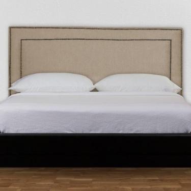 Imagem de Cabeceira de Cama Box Estofada 160 cm Queen Viviane Suede - Fina Mobíl
