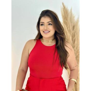 Imagem de Body fechadinho Luciana - Pimenta Rosa, Vermelho, Único