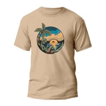 Imagem de Camiseta Alien Na Praia Masculina-Masculino