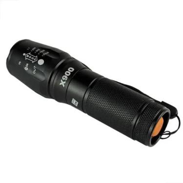 Imagem de Lanterna Profissional Luz LED Alta Luminosidade 3h Baterias Lanterna T