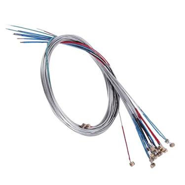 Imagem de 5 conjuntos de 4 peças/conjunto de cordas para violino E-A-D-G núcleo aço níquel ferida violino peças acessórios