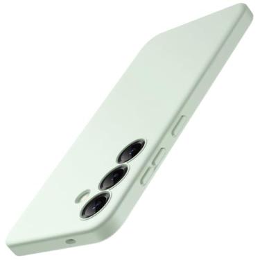Imagem de JETech Capa Slim Fit para Samsung Galaxy S25 5G, Proteção Total da Lente da Câmera, Case Protetora Fina de TPU Macio para Telefone, Capinha Acabamento Fosco, à Prova de Choque (Verde)