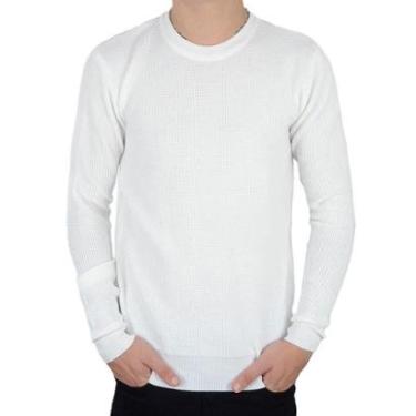 Imagem de Blusa Tricot Masculina Broken Rules Sueter Branca - 590214-Masculino