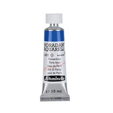 Imagem de Schmincke - HORADAM® AQUARELL - melhores tintas para aquarela de artistas, 491 azul Paris, 14 491 006, tubo de 15 ml
