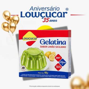 Imagem de Gelatina Lowçucar Sabor Limão Siciliano 10G