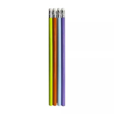 Imagem de Lápis Colors 4 Unidades School Basics com Borracha Integrada